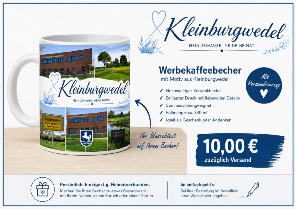 Kleinburgwedel-Tasse
