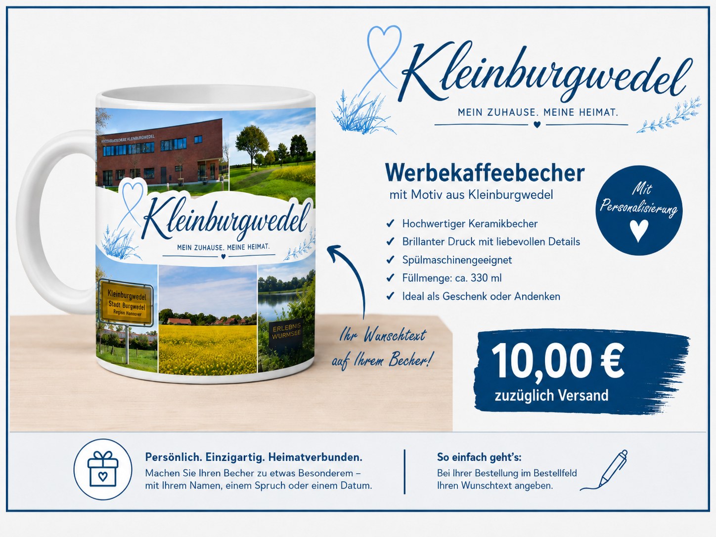 Kleinburgwedel-Löffeltassen