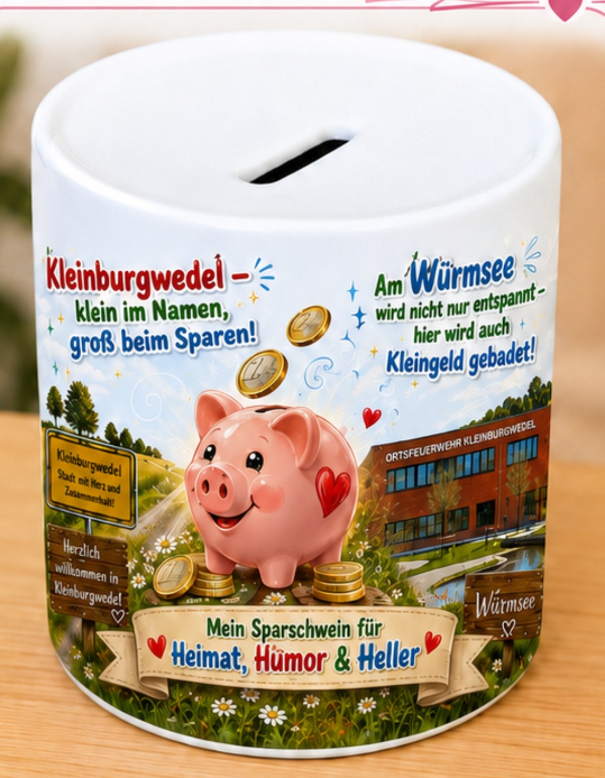 Kleinburgwedel-Spardose